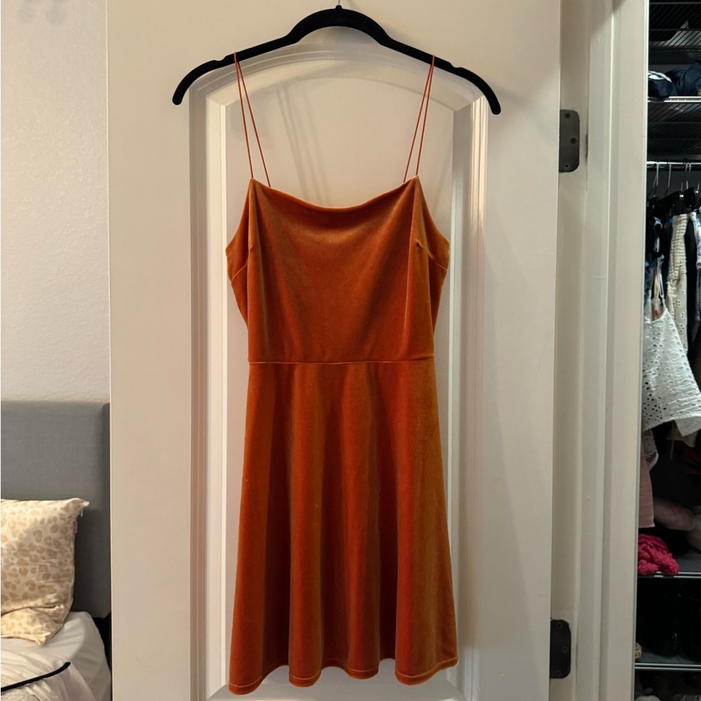 Urban Outfitters Orange mini dress